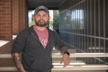 Sergio Lopez is a former Navy radar and navigation systems specialist turned data science student who is a peer advocacy liaison at the VETS Center.