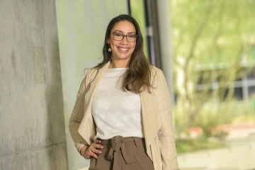 Portrait of nurse-scientist Zhanette Coffee