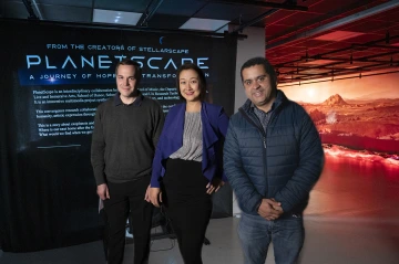 Portrait if the 3 Sensorlab Planetscape creators